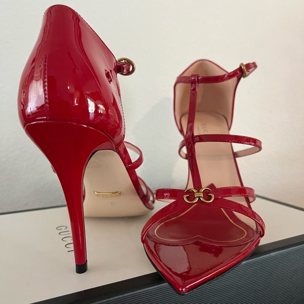 Authentic Gucci Patent Leather Heels